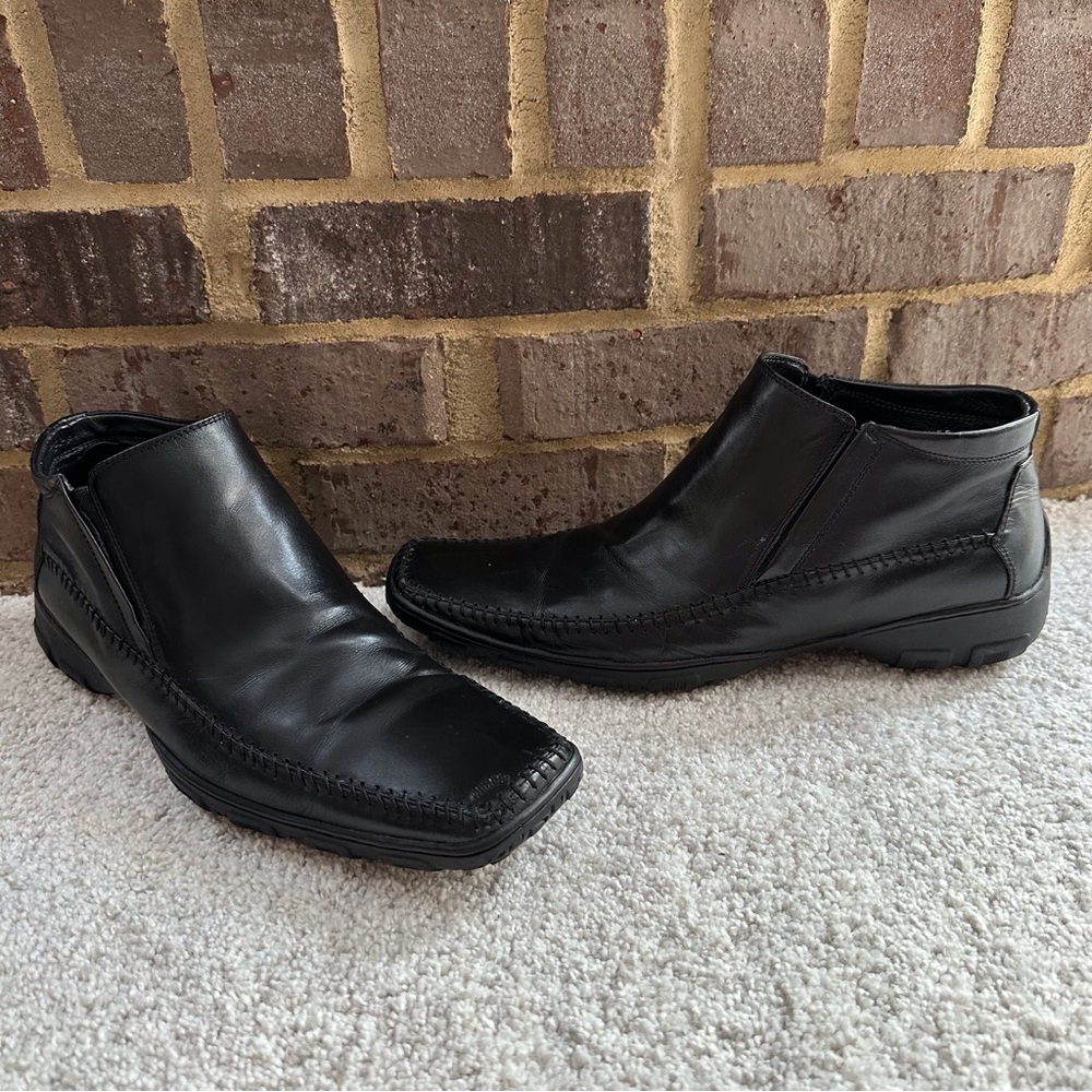 Adam ZYO Black Leather Boots
